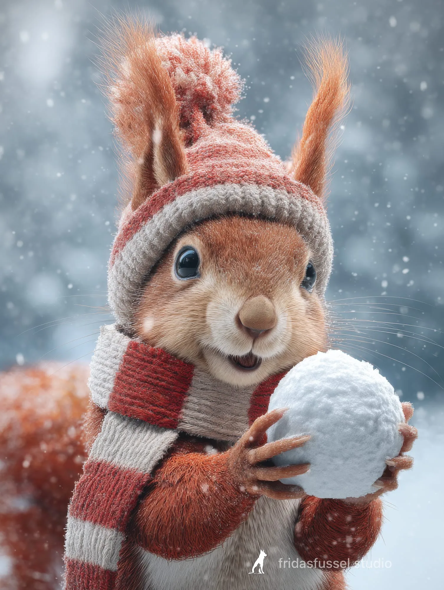 Eichhorns Jahr Q1, Szene 4: 03 Schneeball bereit!