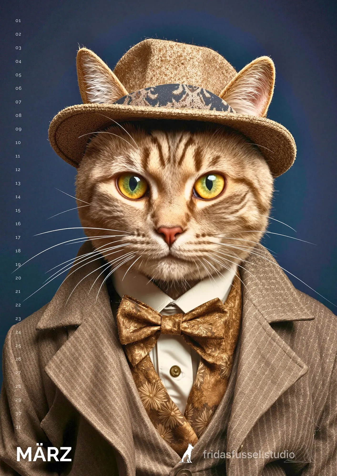 Monatsmotiv 3 aus Katzen durch die Jahrzehnte